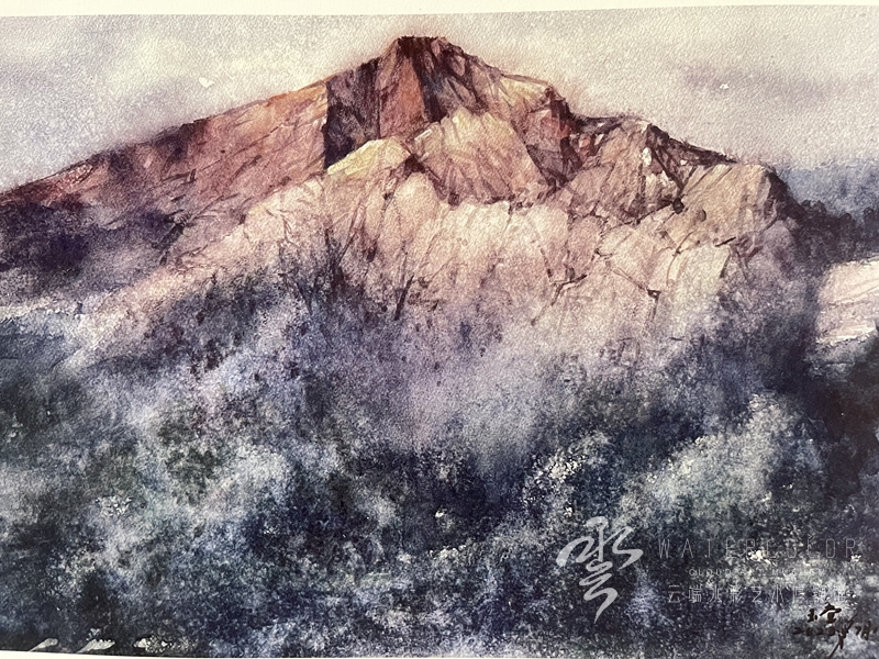 袁玉堂 《崂山日出》 76*56cm 2022年
